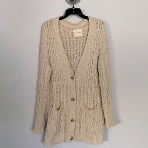 Lucky Brand Mix Cable Cardigan